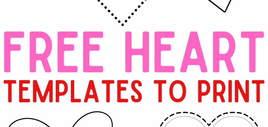 10 Free Printable Heart Templates Crafty Morning