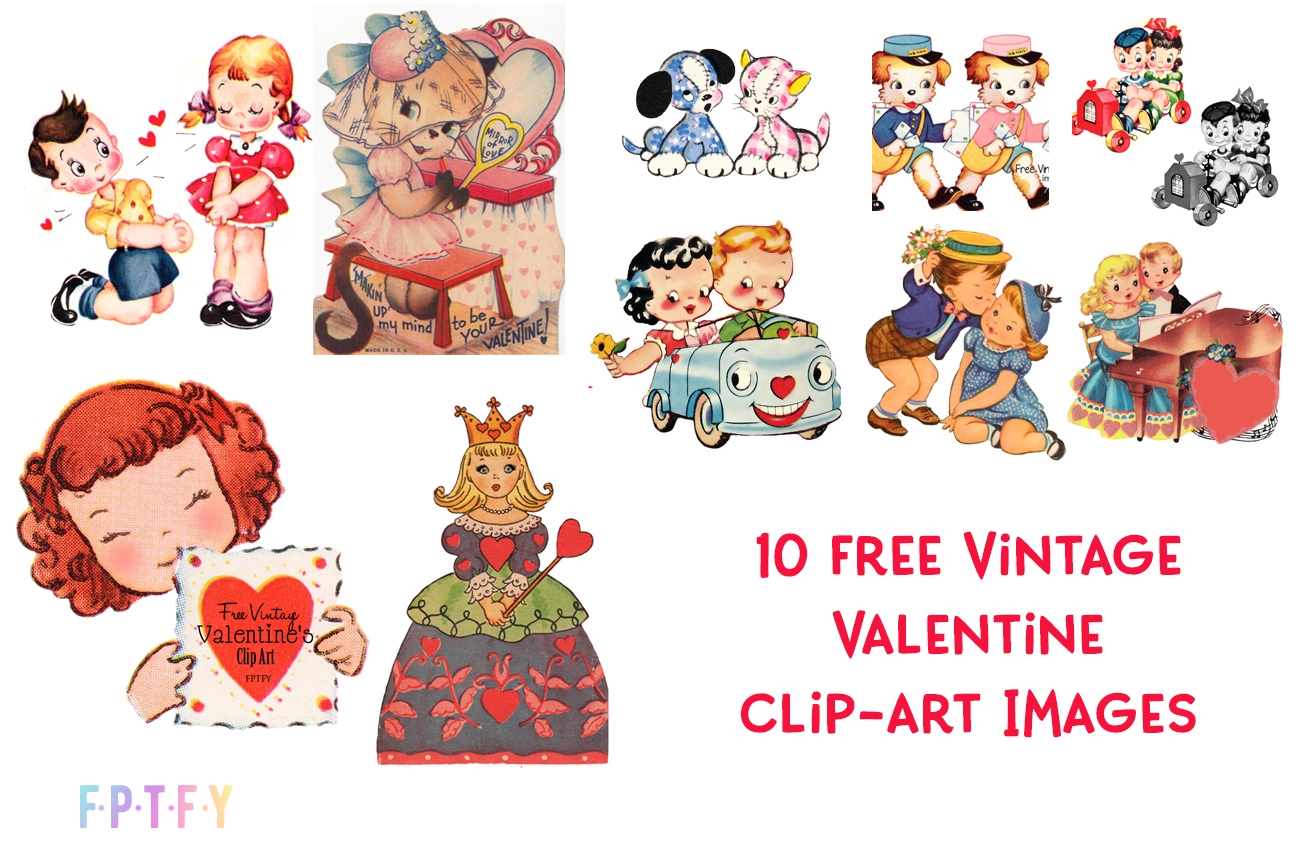 10 Free Vintage Valentine Images Free Pretty Things For You