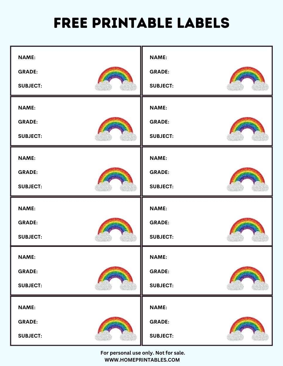 100 Free Editable School Labels U0026 Tags Best Printable Templates 