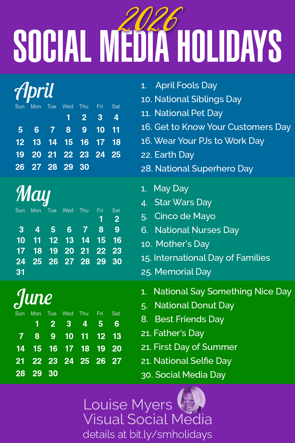 100 Social Media Holidays You Need In 2025 26 Indispensable LouiseM 100 Social Media Holidays You Need In 2025 26 Indispensable LouiseM