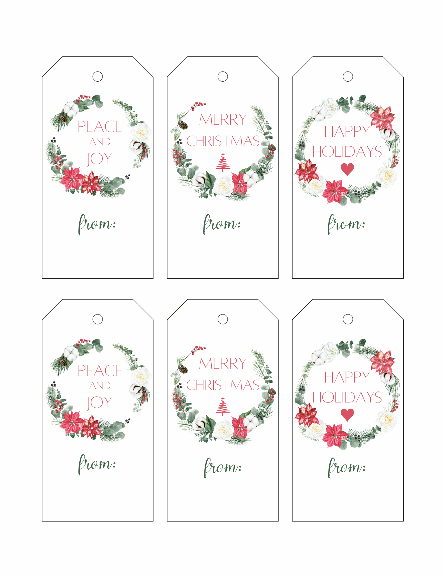 101 Free Printable Christmas Tags You Can Print At Home 2025 So 