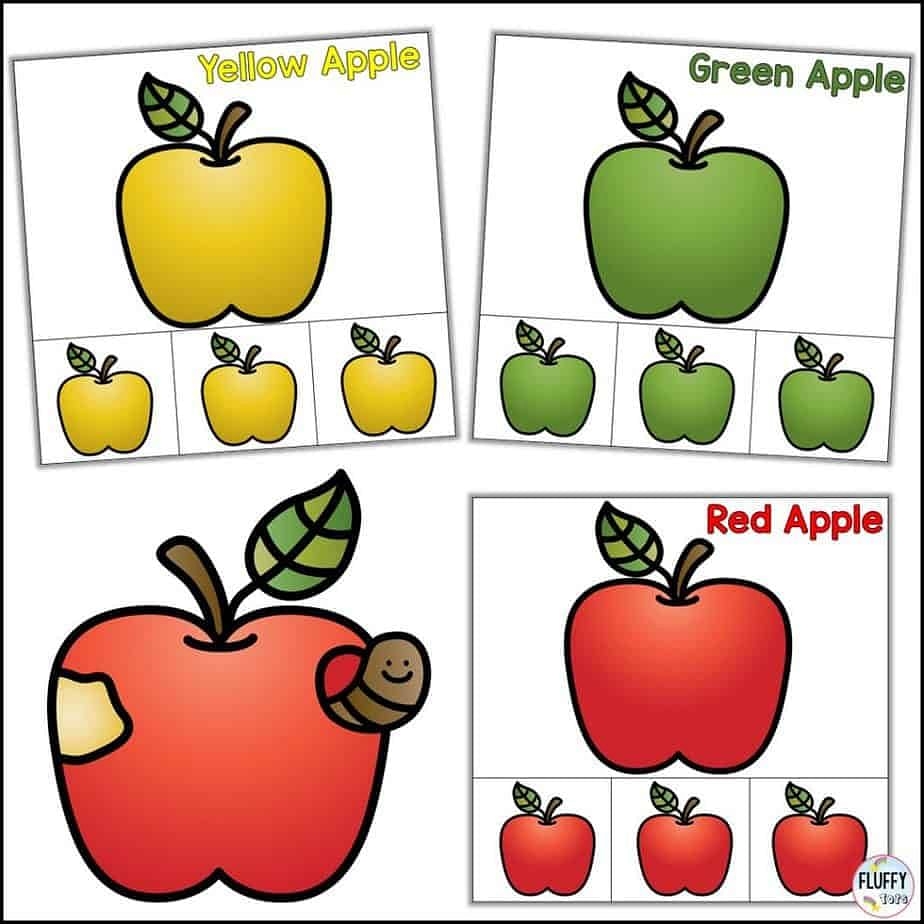 11 FREE Apple Themed Printable And Apple Lesson Plan For Preschool 