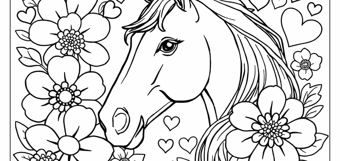 110 Horse Coloring Pages Free Printable PDFs For Kids And Adults