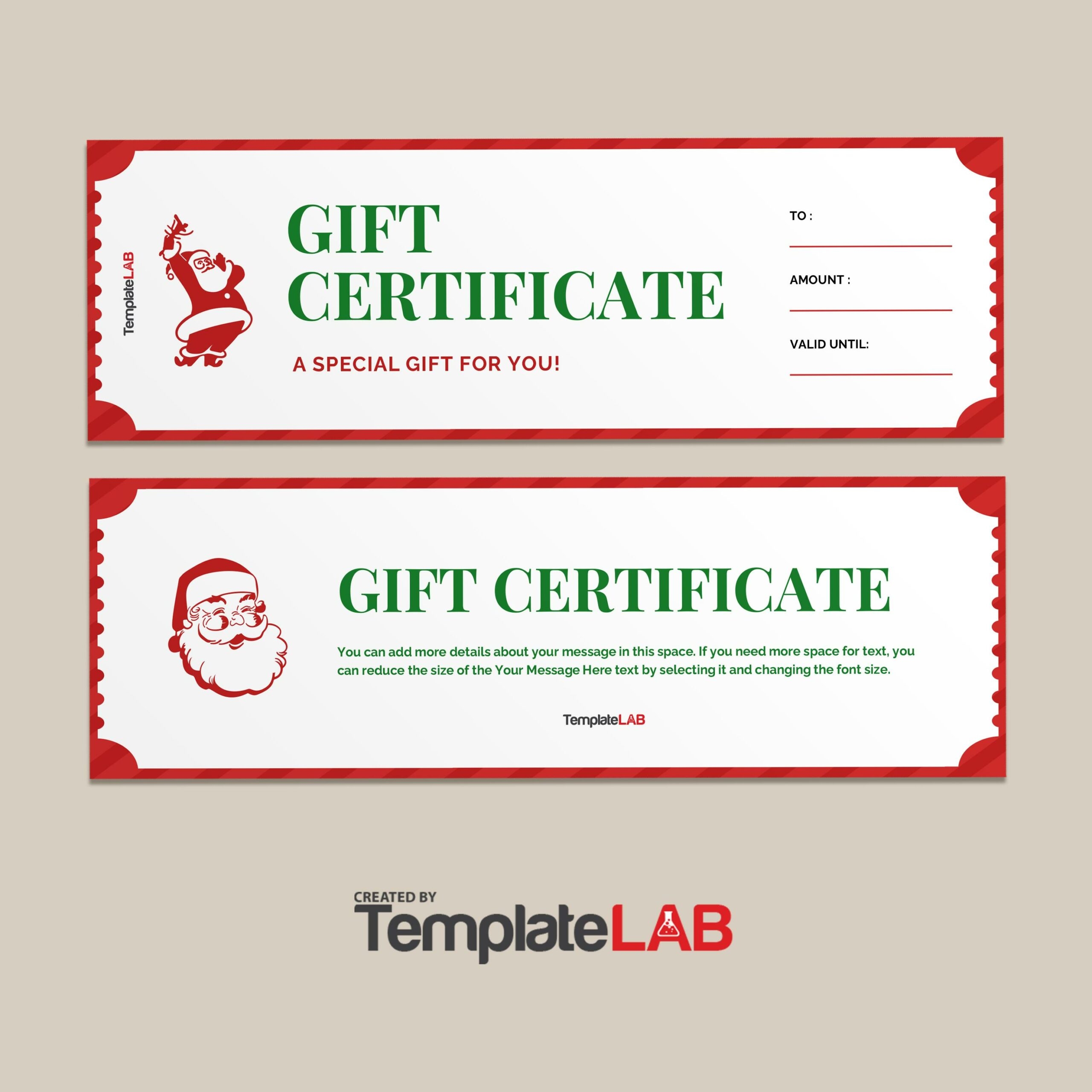 13 Free Christmas Gift Certificate Templates Word PDF 13 Free Christmas Gift Certificate Templates Word PDF