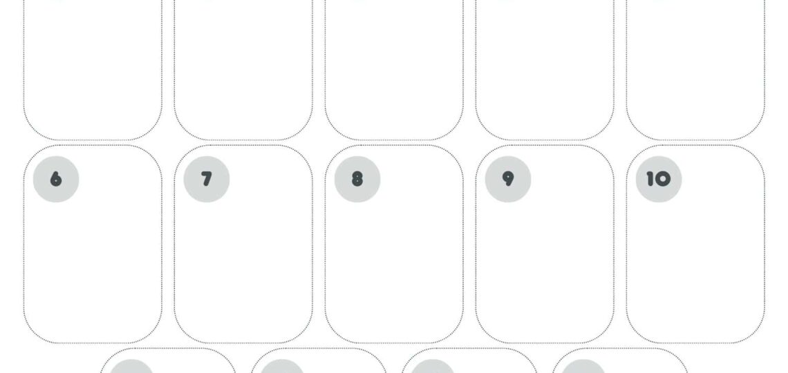 14 Day Challenge Calendar Free Printable Tracker