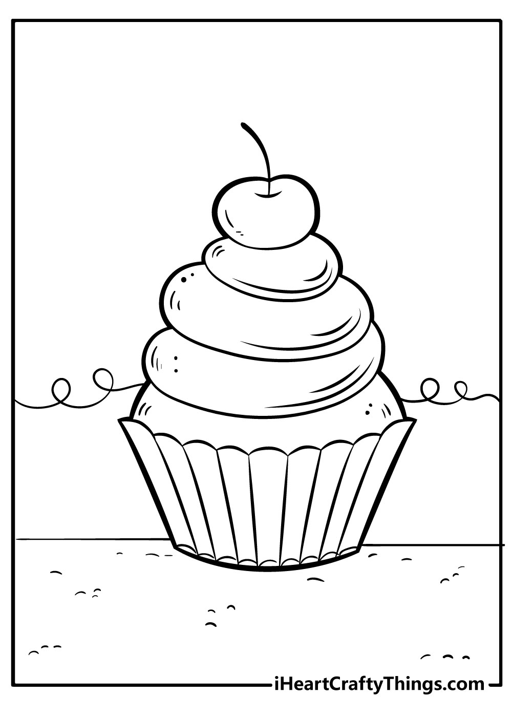 15 Cupcake Coloring Pages 100 Free Printables 15 Cupcake Coloring Pages 100 Free Printables
