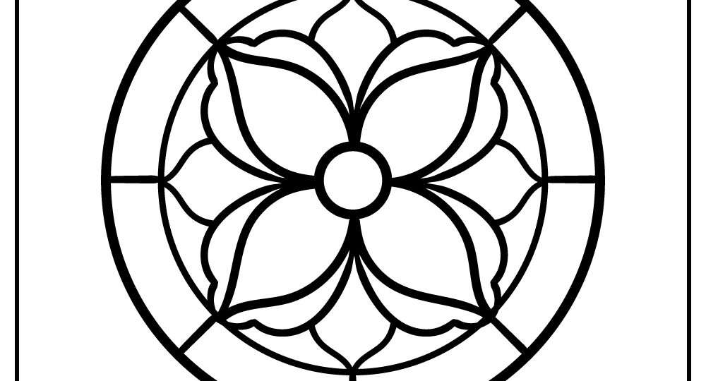 15 Stained Glass Pages 100 Free Printables
