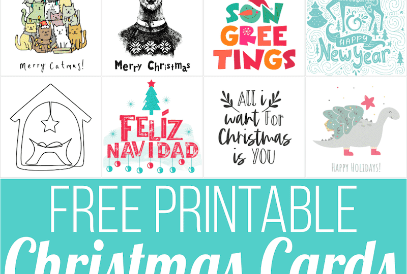 160 Free Printable Christmas Cards For 2025