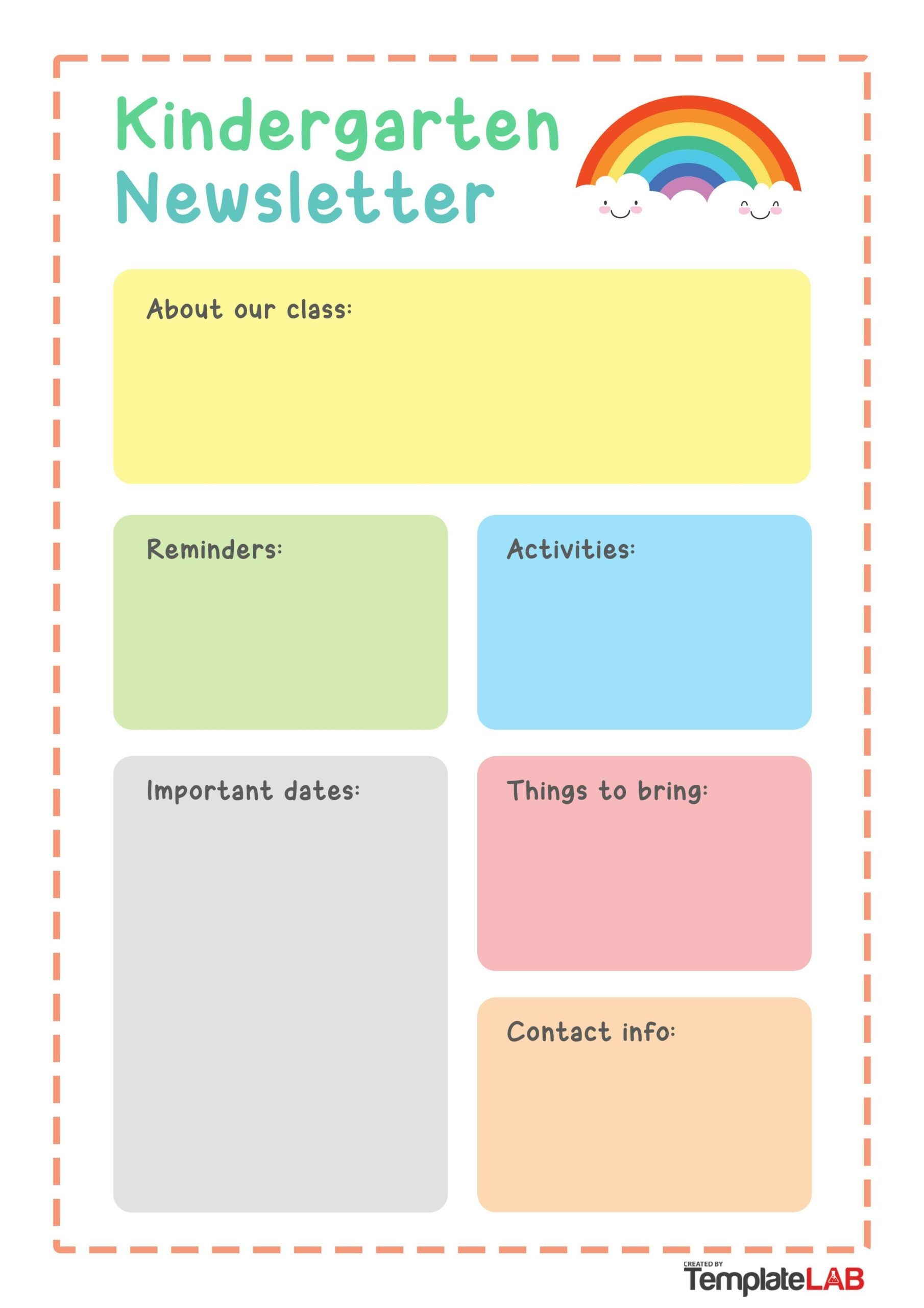 19 Creative Preschool Newsletter Templates FREE 19 Creative Preschool Newsletter Templates FREE