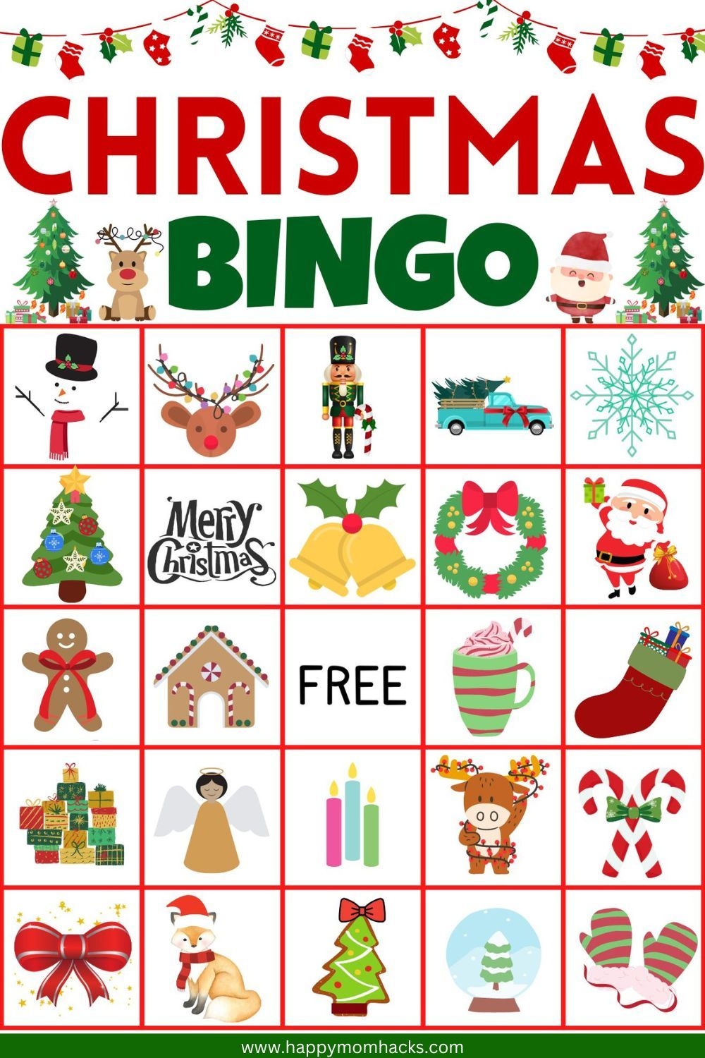 20 Best Free Printable Christmas Bingo Card Games 2024 20 Best Free Printable Christmas Bingo Card Games 2024