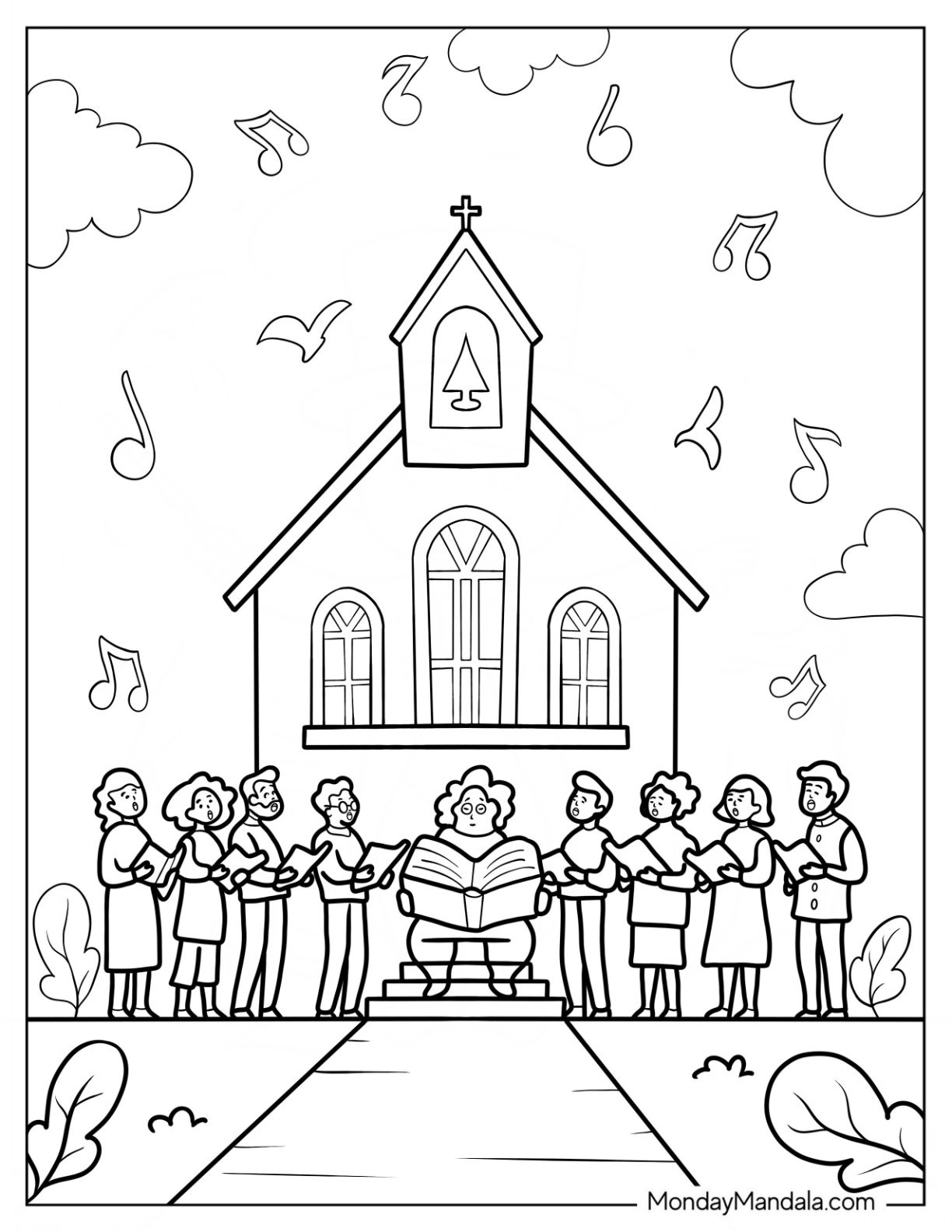 20 Church Coloring Pages Free PDF Printables 20 Church Coloring Pages Free PDF Printables