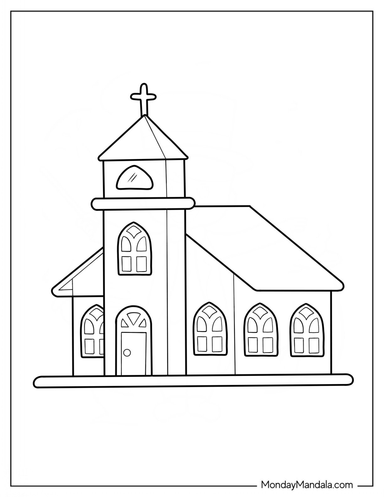 20 Church Coloring Pages Free PDF Printables 20 Church Coloring Pages Free PDF Printables
