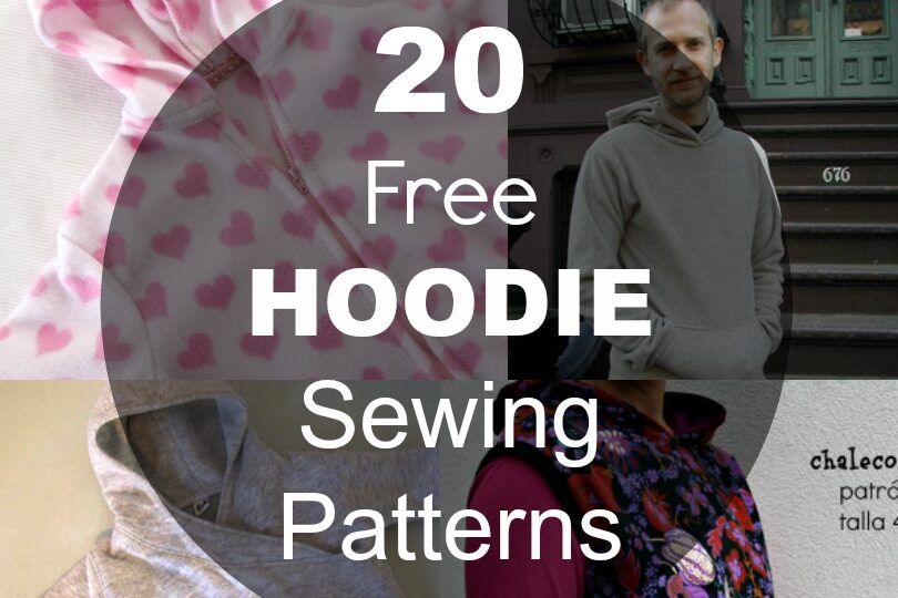 20 Hoodie Free Printable Sewing Patterns On The Cutting Floor Printable Pdf Sewing Patterns And Tutorials For Women