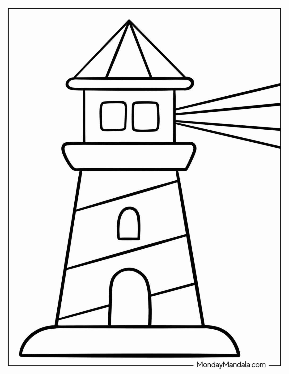 20 Lighthouse Coloring Pages Free PDF Printables 