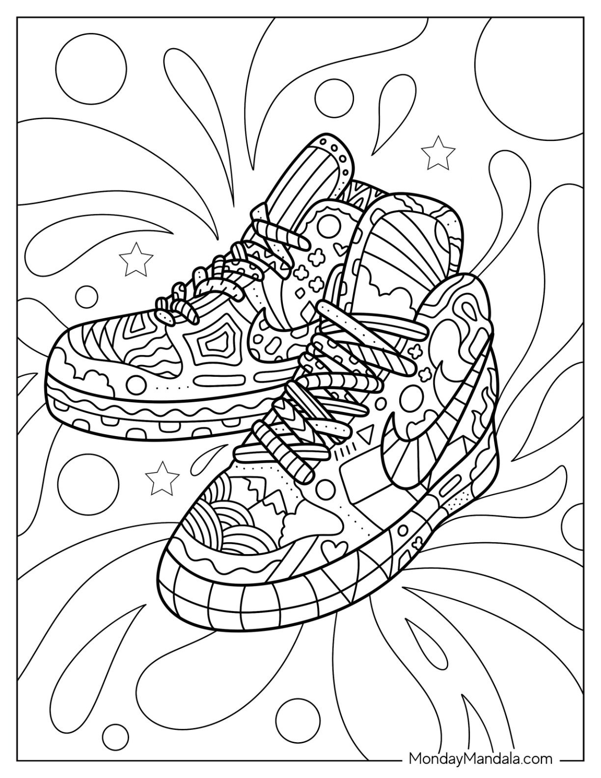 20 Nike Coloring Pages Free PDF Printables 