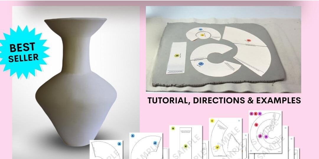 20 Printable Pottery Templates Forms Guide Tutorial And Examples Of Ceramics Etsy Israel