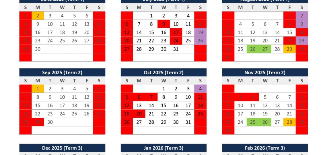 2025 2026 Academic Calendar EVEREST International Preschool