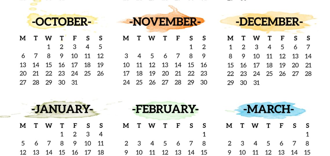 2025 2026 School Year Calendar Free Printable Paper Trail Design
