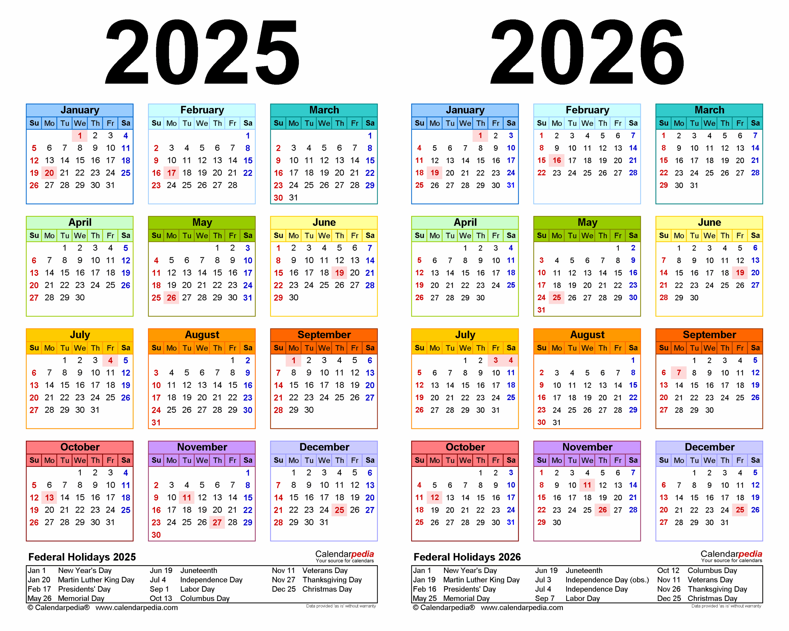 August 2025-July 2026 Calendar Printable August 2025-July 2026 Calendar Printable