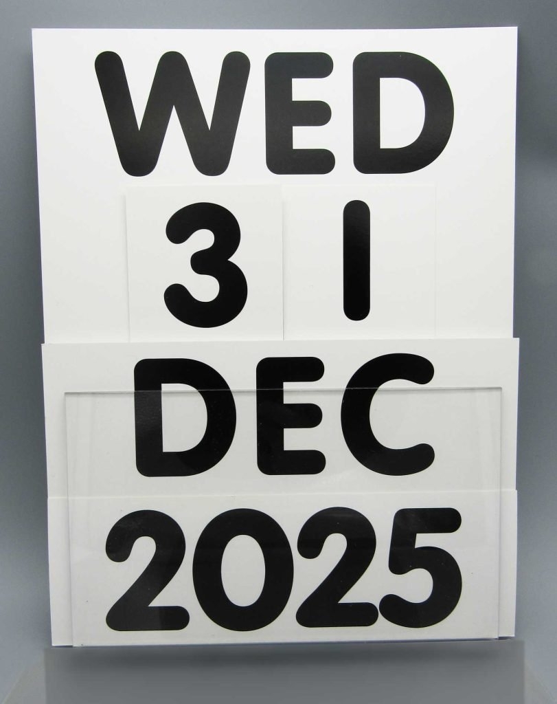 31 December 2025 Day Calendar