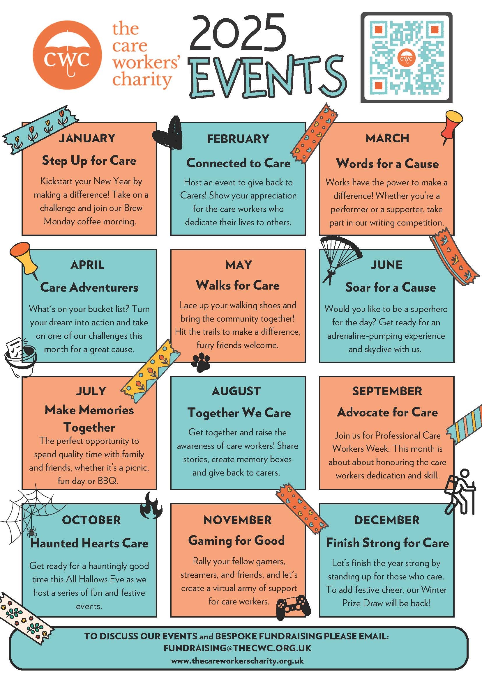 2025 Events List The Care Workers Charity Trading As Care Workers Support 2025 Events List The Care Workers Charity Trading As Care Workers Support
