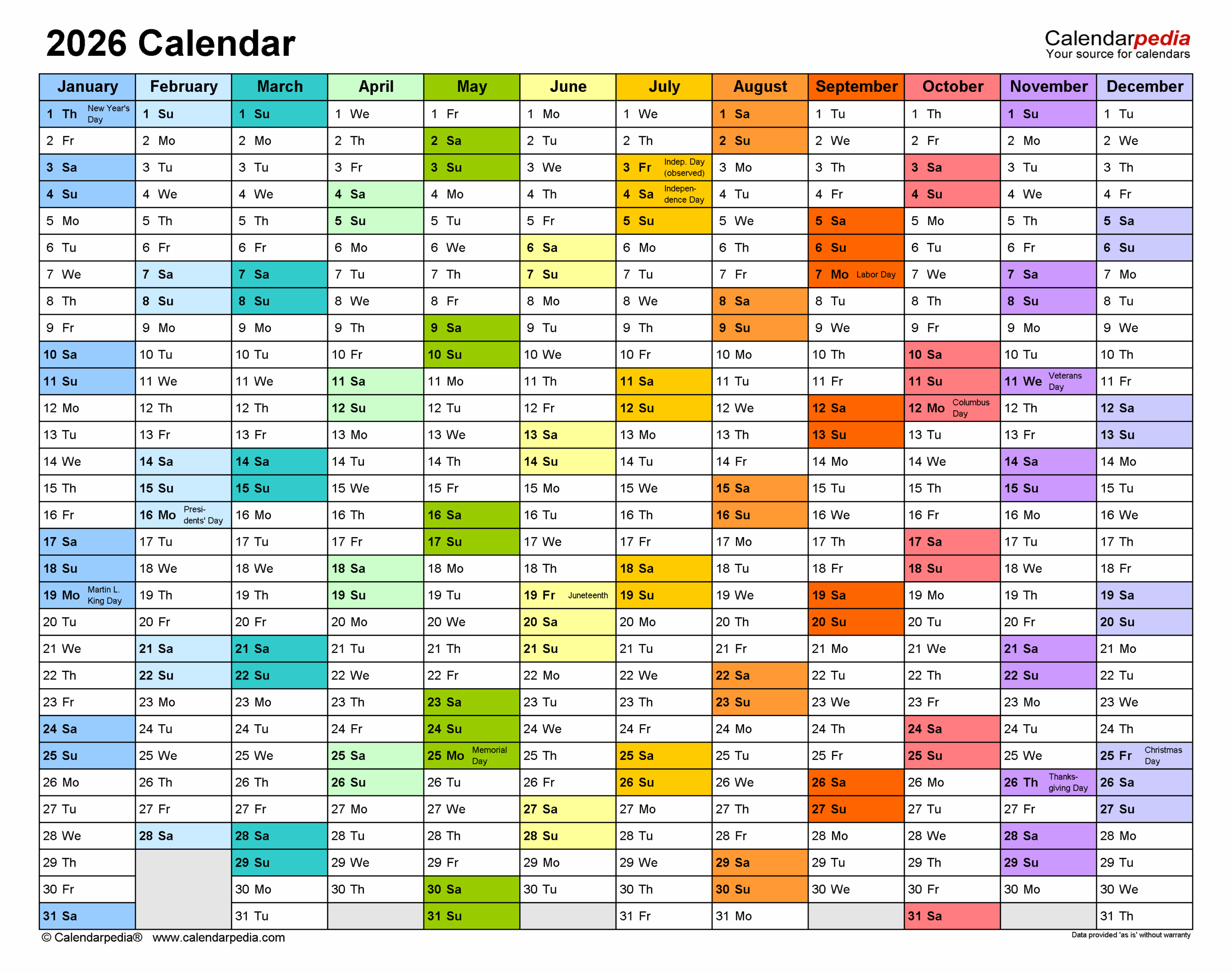 2026 Calendar Free Printable Excel Templates Calendarpedia 2026 Calendar Free Printable Excel Templates Calendarpedia