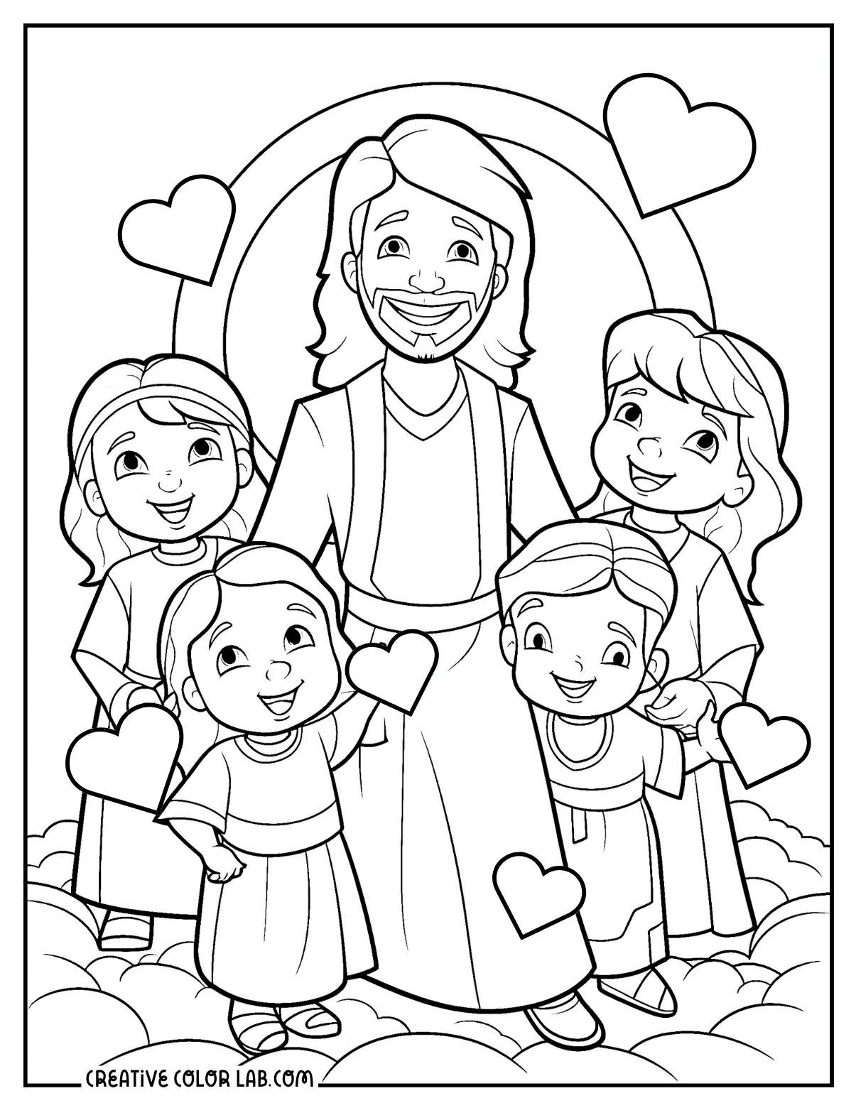 24 Jesus Coloring Pages Free PDF Printables 24 Jesus Coloring Pages Free PDF Printables