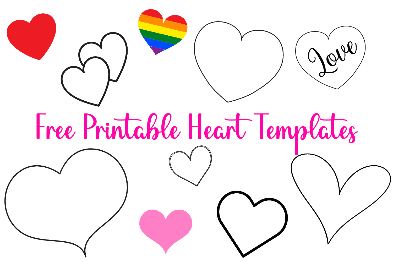 Free Printable Sweethearts Template