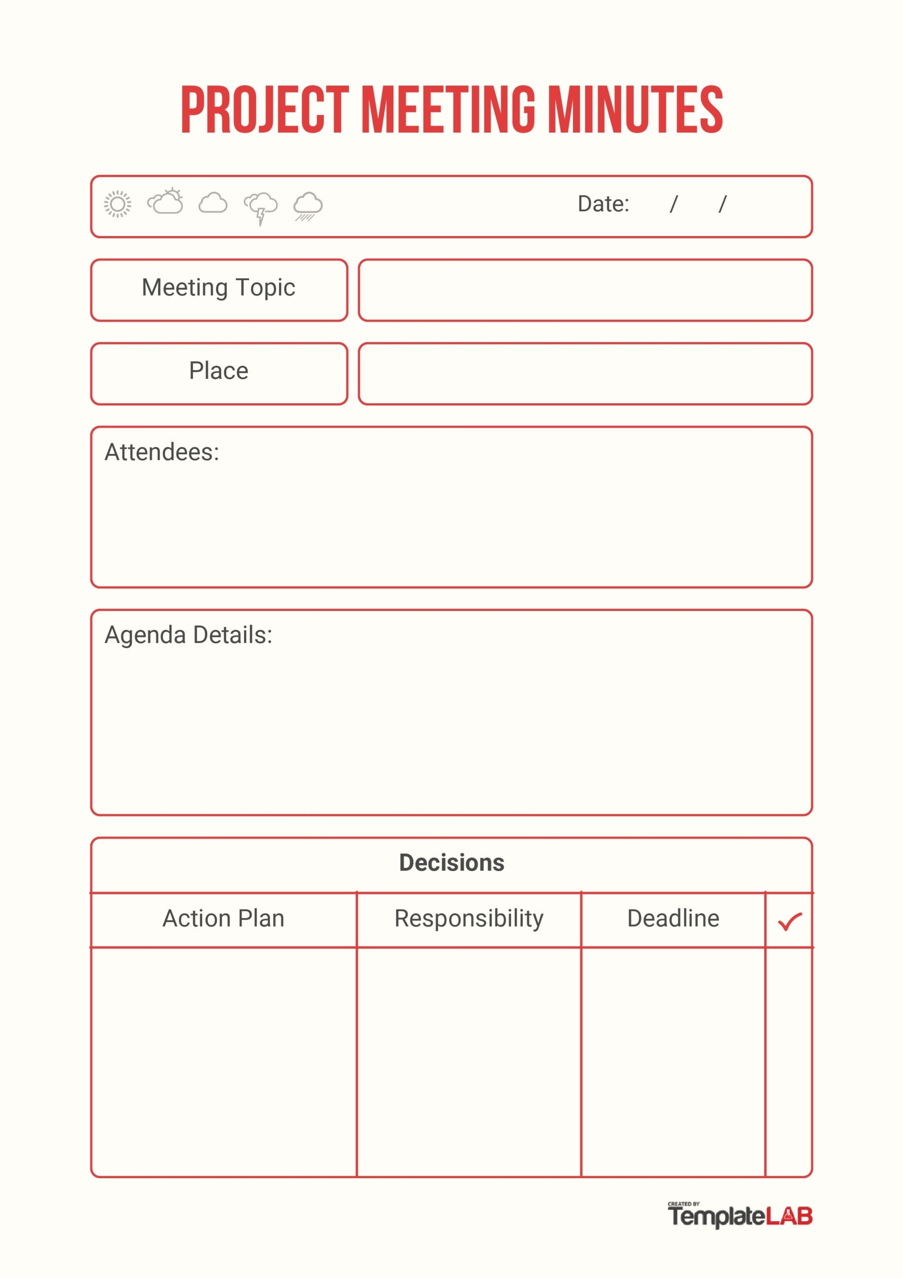 Printable Meeting Notes Template Free Printable Meeting Notes Template Free