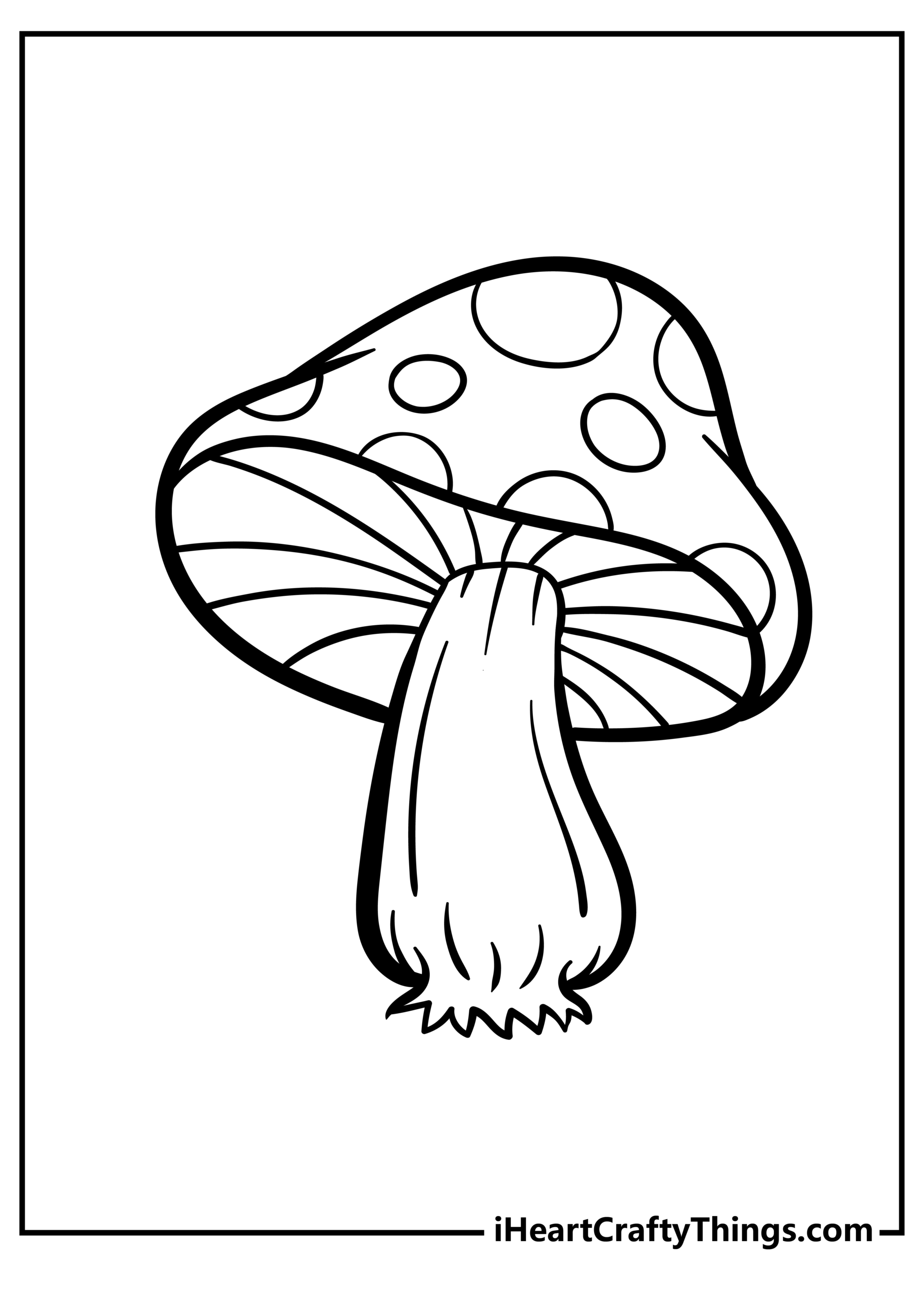 30 Mushroom Coloring Pages 100 Free Printables 30 Mushroom Coloring Pages 100 Free Printables