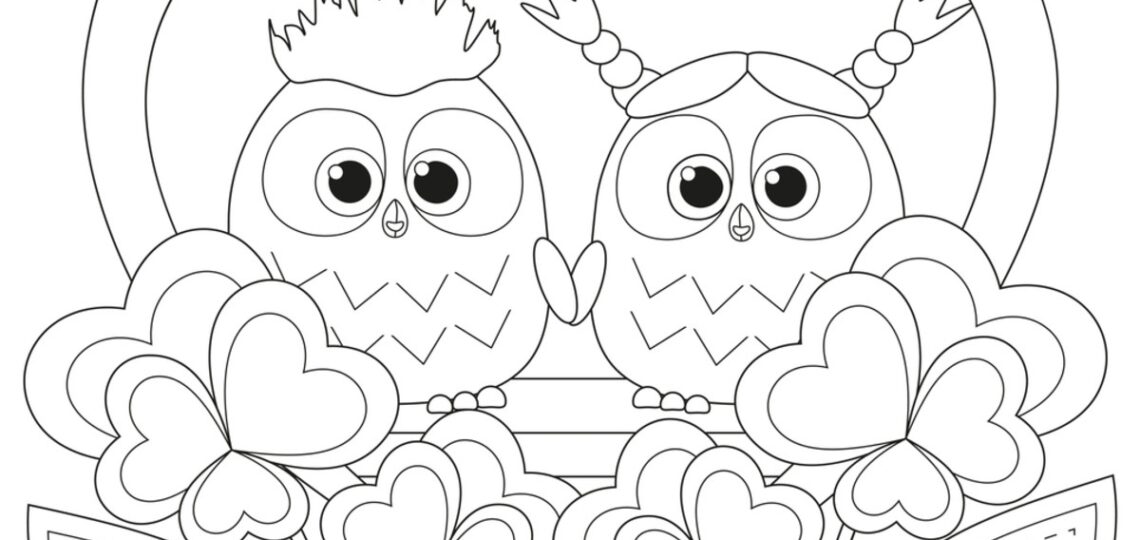 30 Valentine s Day Coloring Pages Free Printable For Kids Adults