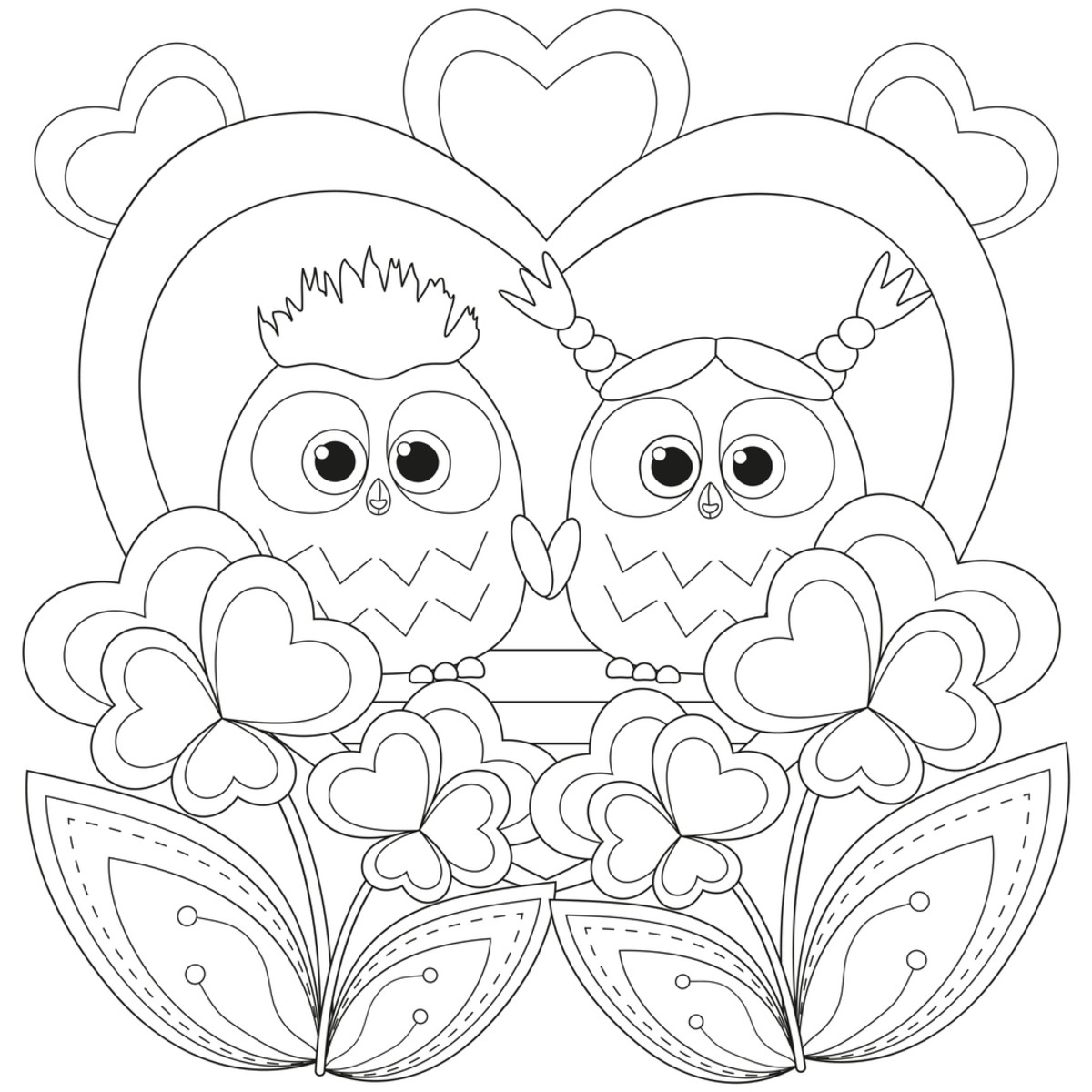 30 Valentine s Day Coloring Pages Free Printable For Kids Adults  30 Valentine s Day Coloring Pages Free Printable For Kids Adults