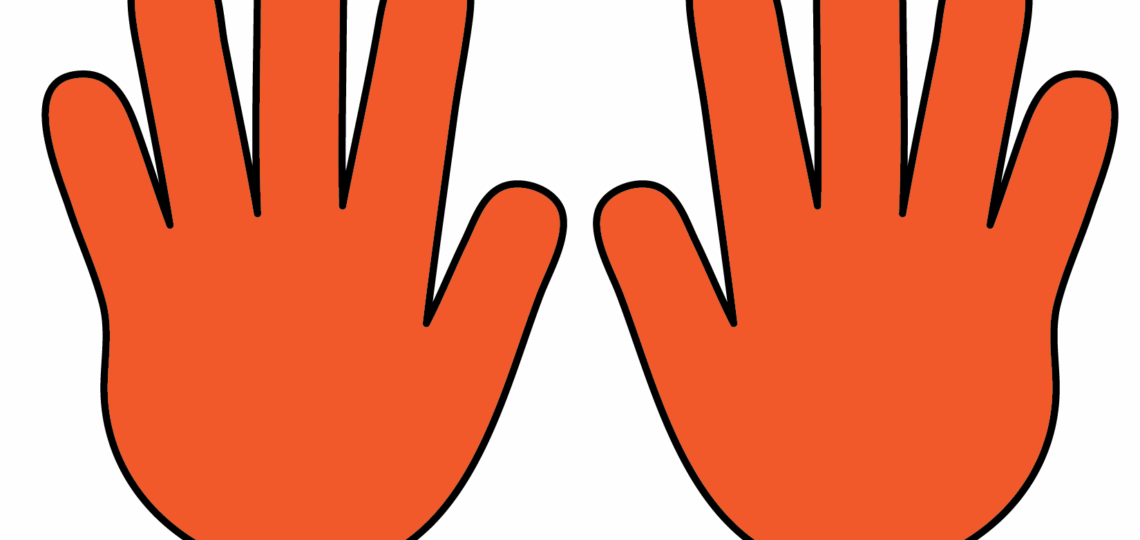 32 Hand Outline Printable Templates World Of Printables