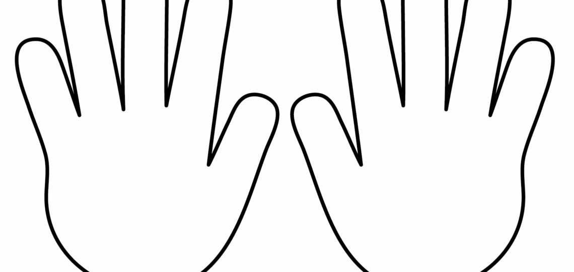 32 Hand Outline Printable Templates World Of Printables