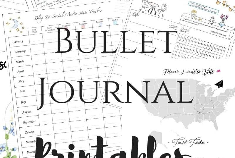 35 Free Bullet Journal Printables To Stay Organized And Inspired