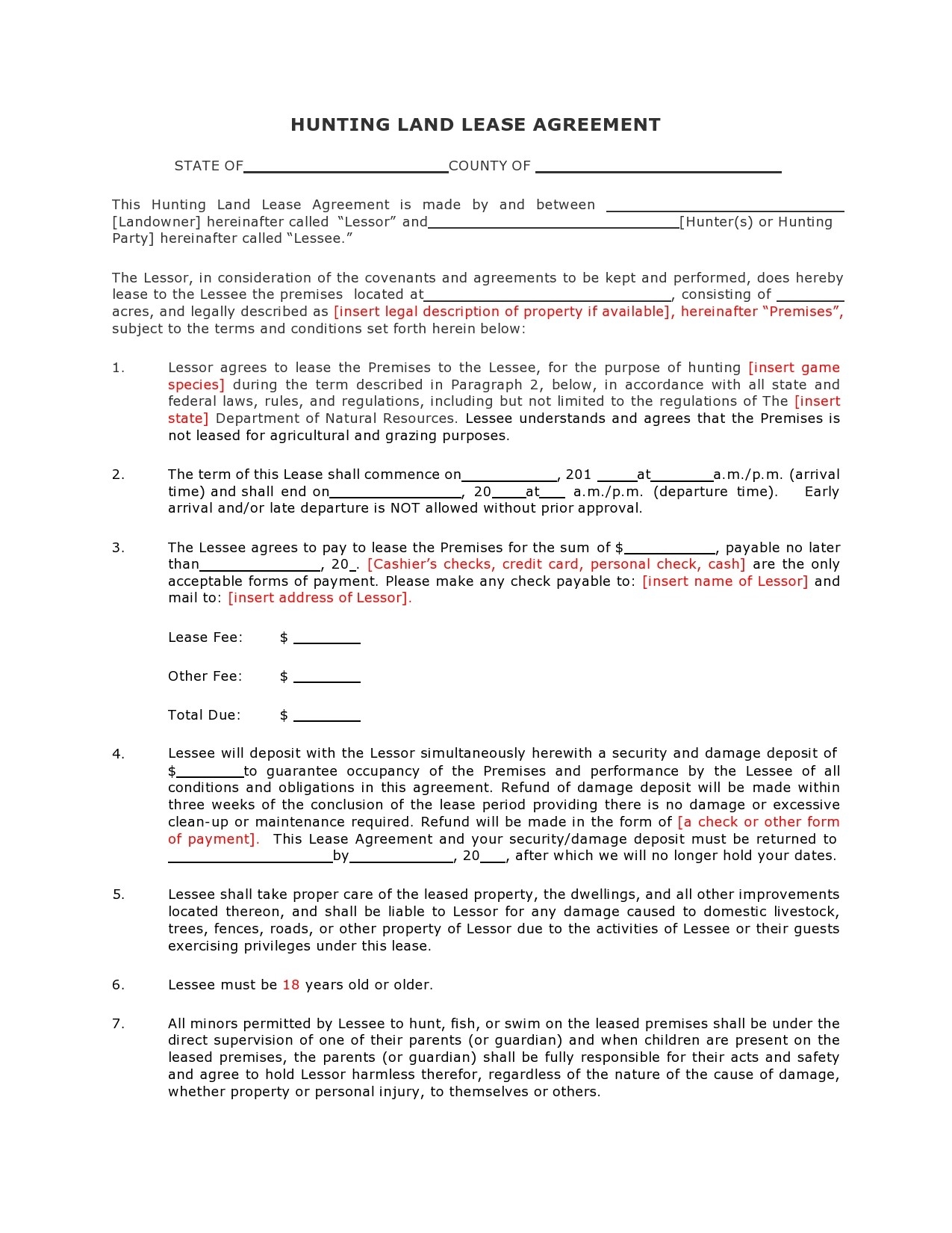 37 FREE Land Lease Agreements Word U0026 PDF TemplateLab 37 FREE Land Lease Agreements Word U0026 PDF TemplateLab