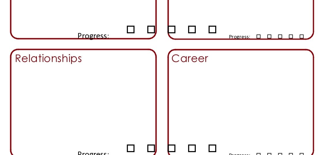 38 Useful Vision Board Templates Goals U0026 Dreams