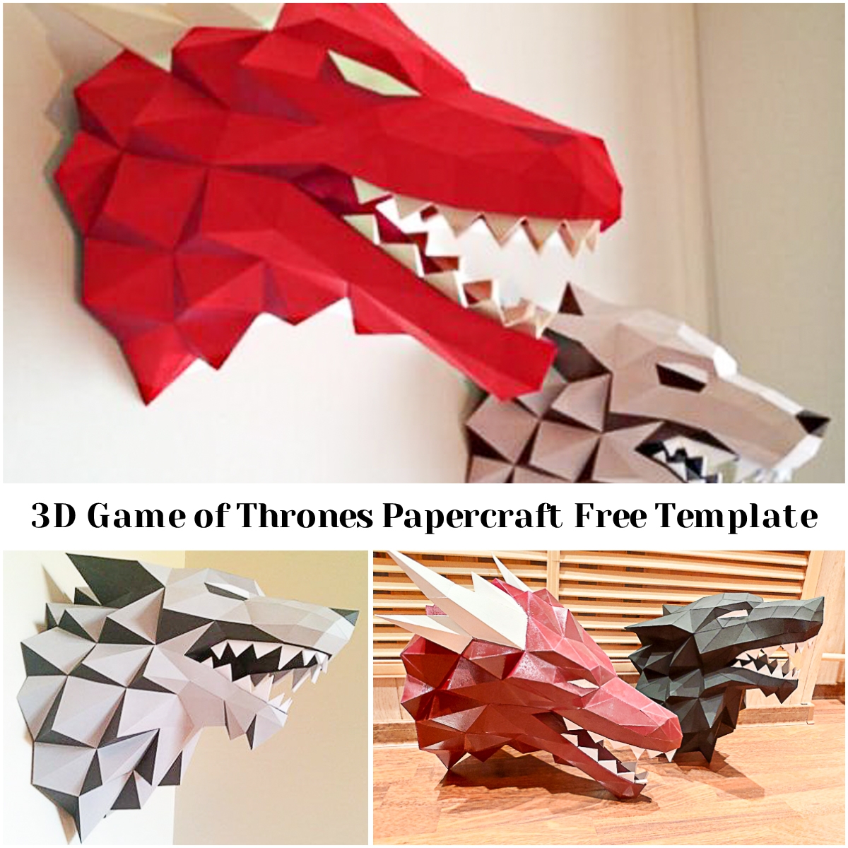 3D Game Of Thrones Papercraft Free Templates Free Download