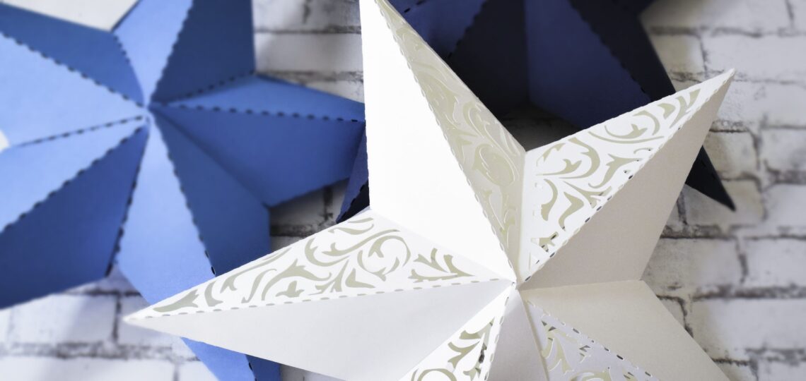 3D Paper Star Template Paper Star Instructions And Free Template