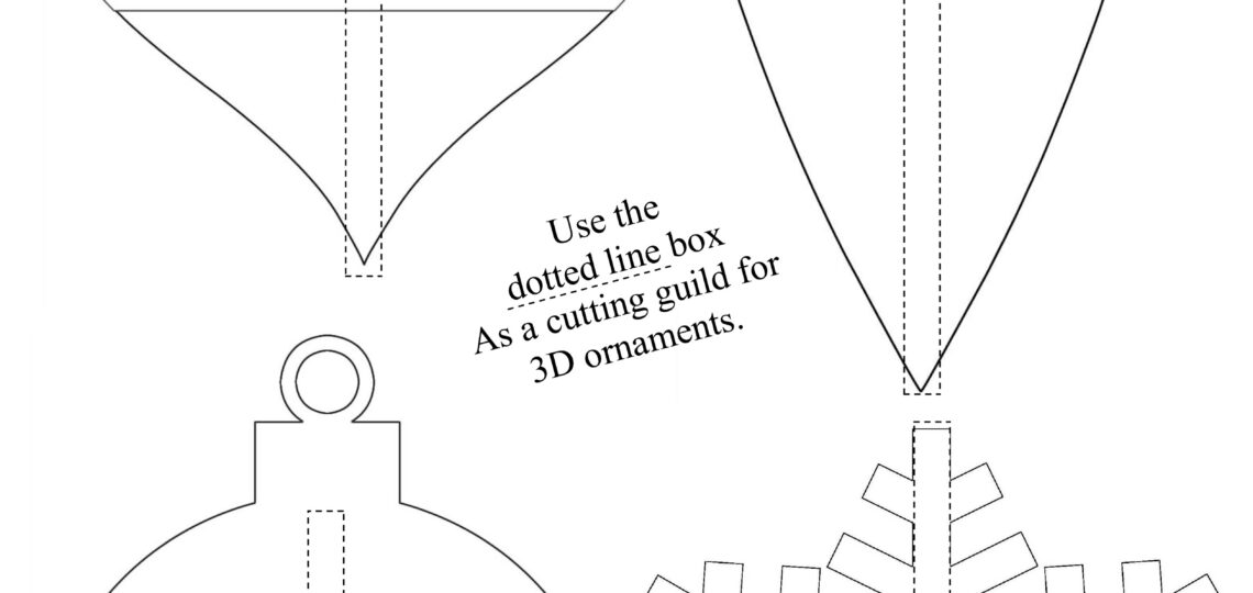 3D Shrinky Dink Christmas Ornaments free Printable StlMotherhood