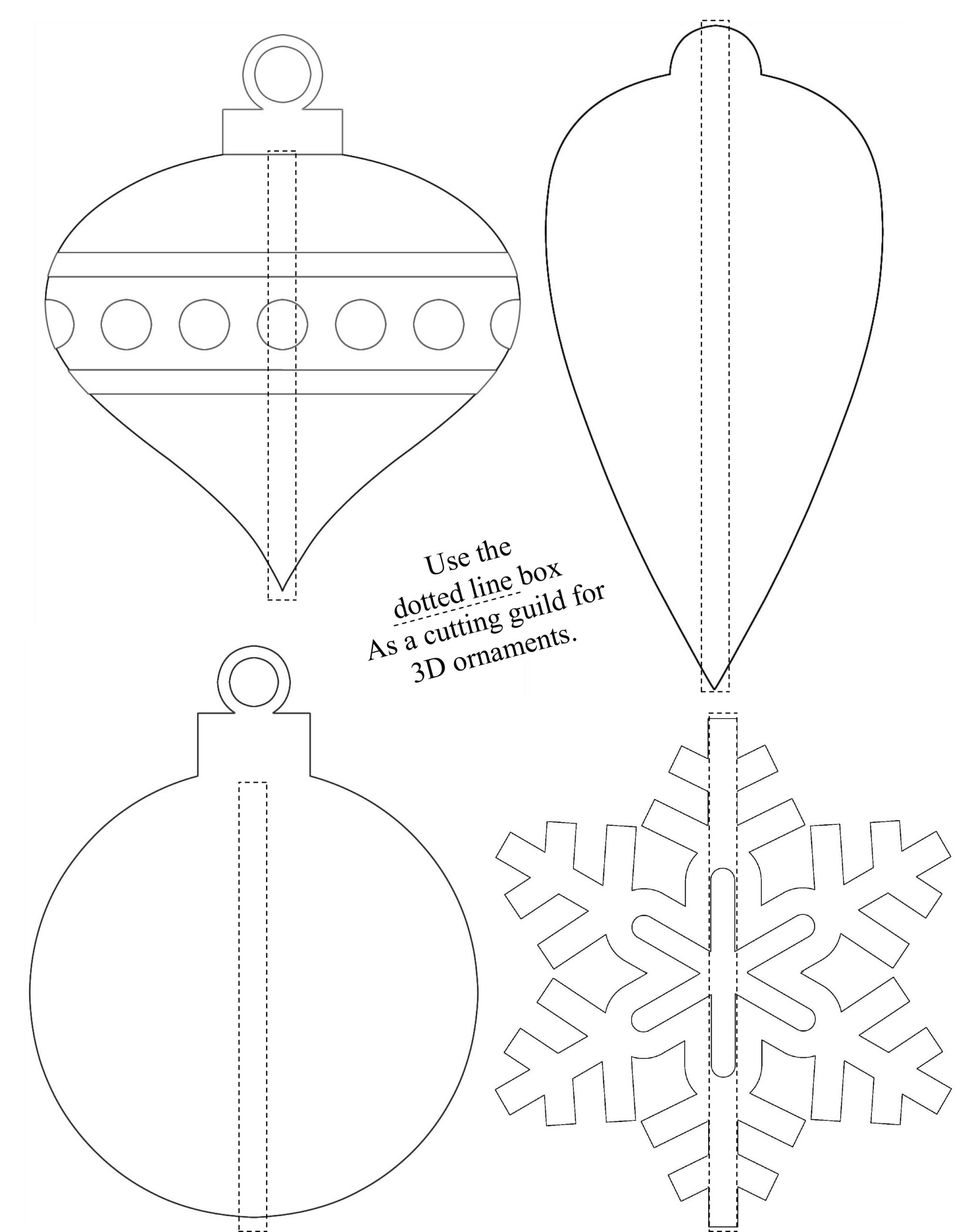 3D Shrinky Dink Christmas Ornaments free Printable StlMotherhood 3D Shrinky Dink Christmas Ornaments free Printable StlMotherhood