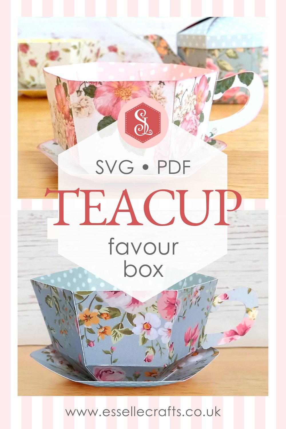 3D Teacup And Saucer SVG 3D Teacup And Saucer SVG