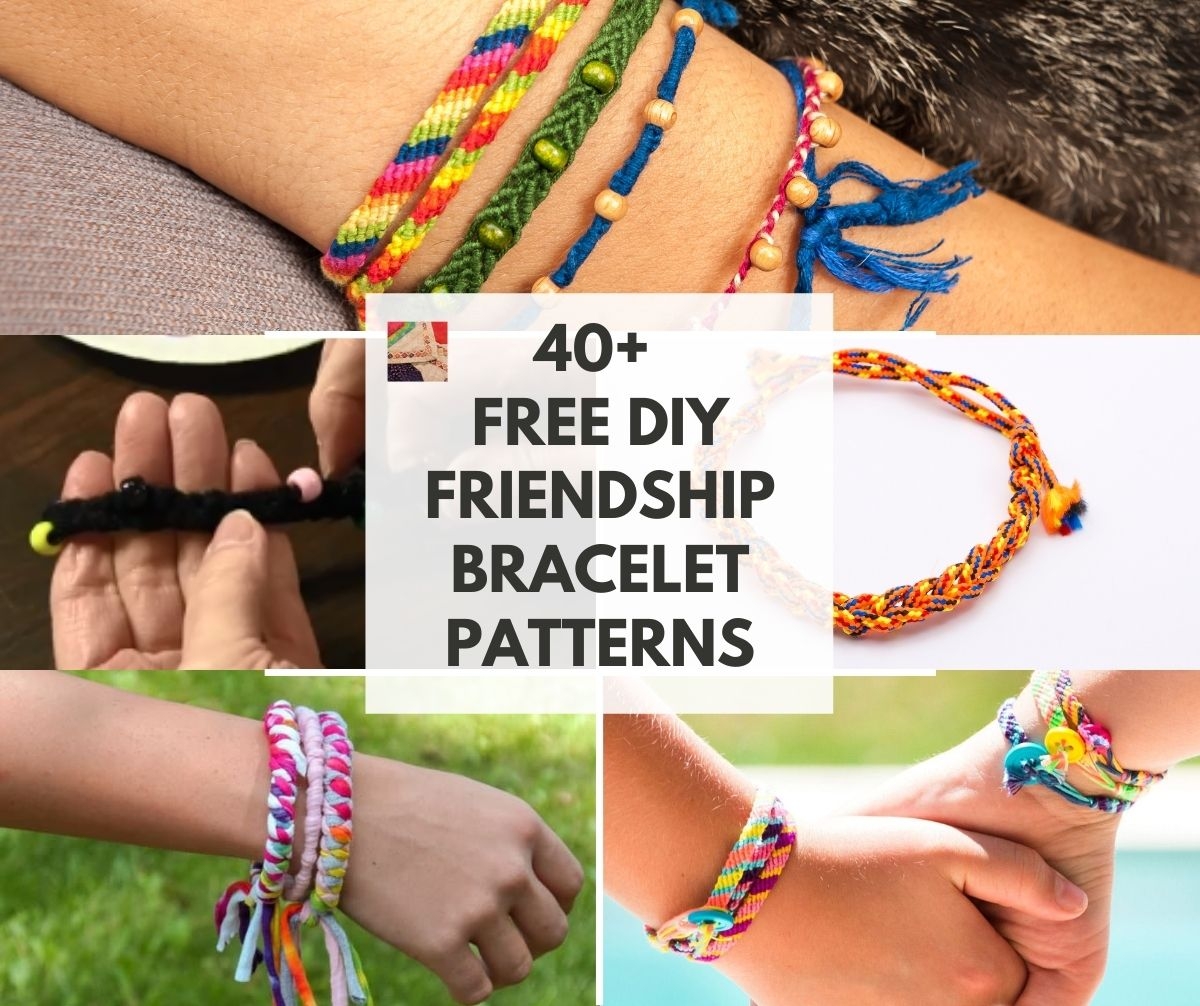 40 Free DIY Friendship Bracelet Patterns Needlepointers