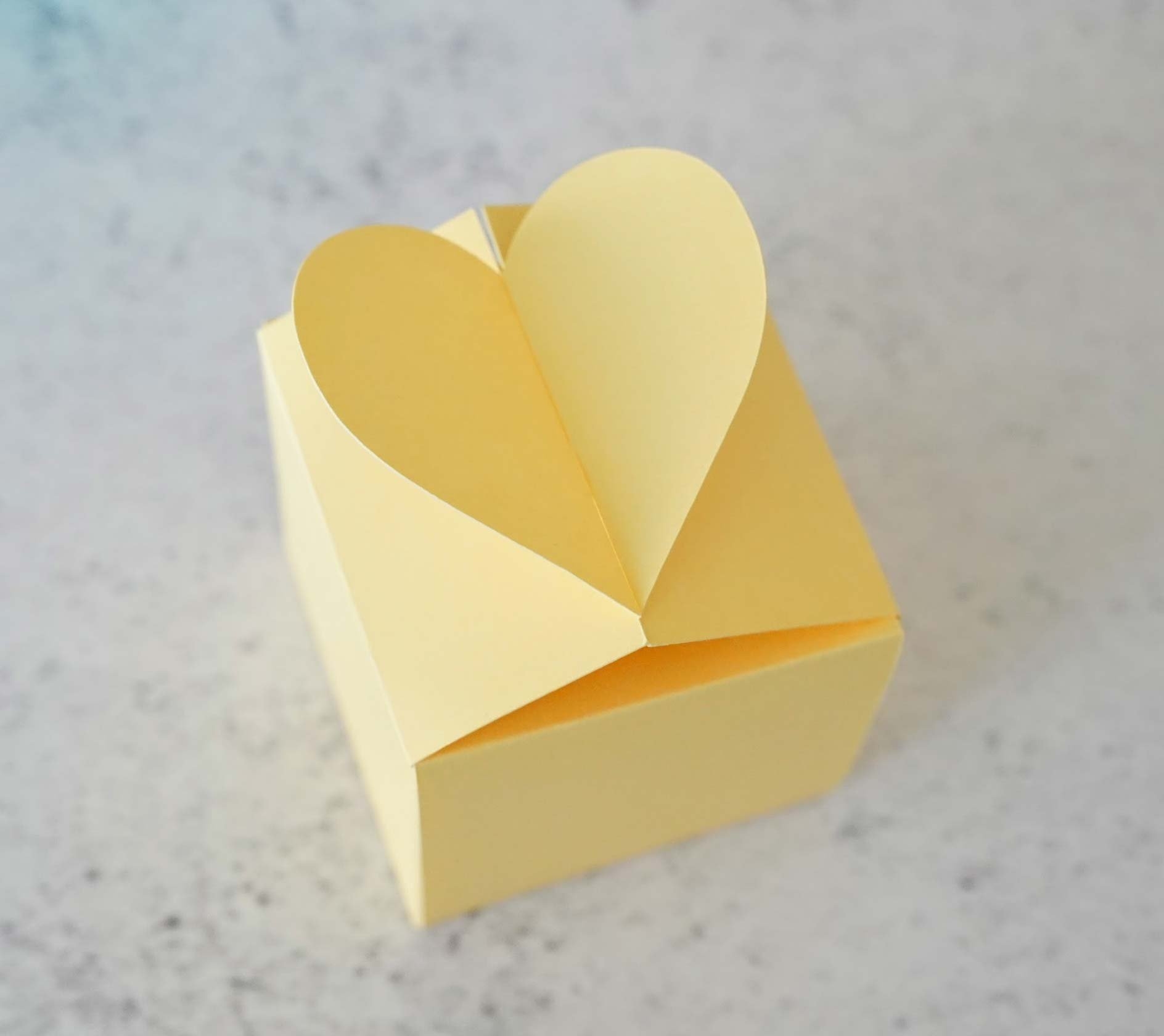 5 Free Paper Heart Box Templates