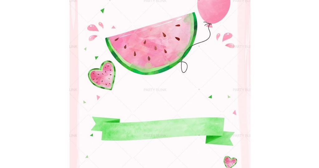 5 Watermelon Invitation Free U0026 Low Cost Templates