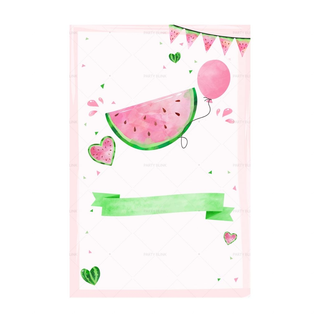5 Watermelon Invitation Free U0026 Low Cost Templates