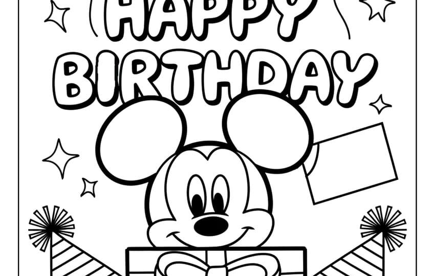 51 Happy Birthday Coloring Pages Free Printables For All Ages