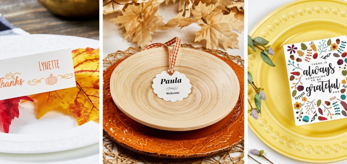53 Free Printable Thanksgiving Place Cards Fit For A Feast Avery