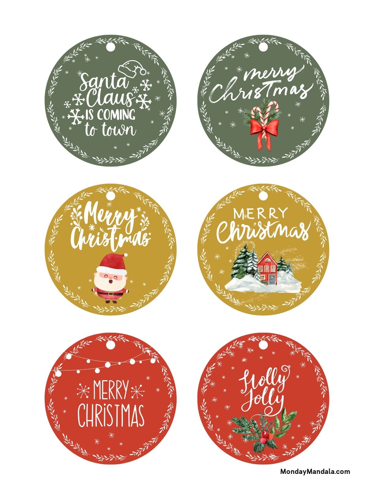 Free Printable Christmas Tags Templates Free Printable Christmas Tags Templates