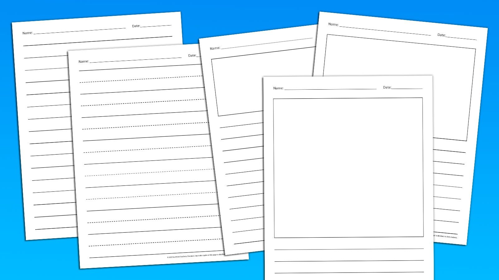 Free Printable Creative Writing Templates